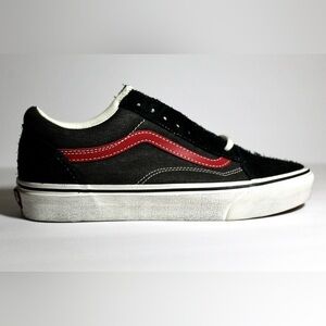 Size7.5 VANS Old Skool Vintage Sport Black/Chili VN0A7Q2JA2T Skate Shoes